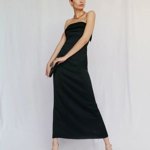 Reformation Johan Satin Dress